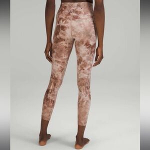 Lululemon Align High-Rise Pant 25" *Shine in Diamond Dye Camo Women’s Size 8